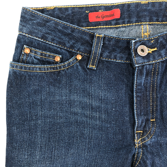 AG Adriano Goldschmied Womens Size 27 The Gemini Bootcut Leg Jeans Dark Wash - Picture 2 of 6